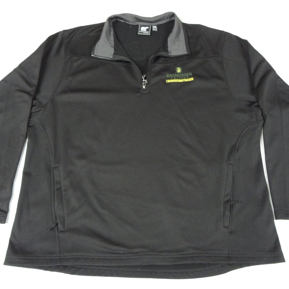 RASRASMUSSEN COLLEGE LAW ENFORCEMENT PROGRAM BLACK 3XL LONG SLEEVE T-SHIRT H1144